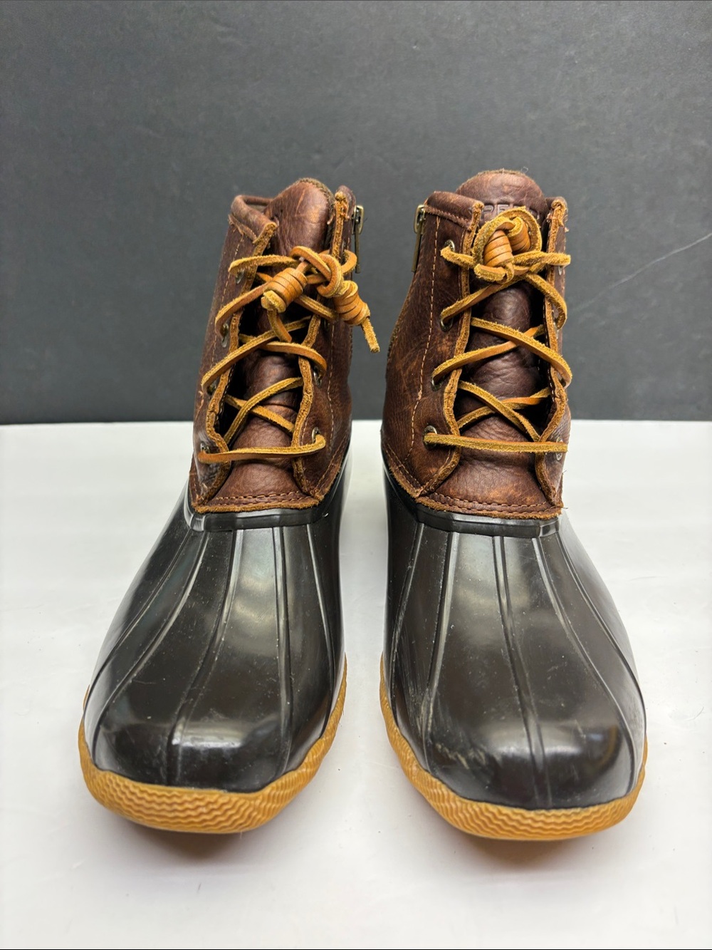 Sperry waterproof rubber boots, SZ 8.5 M women’s